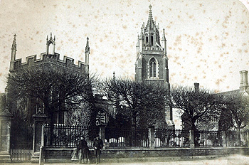 The old church from the east about 1864 [Z1086/15]